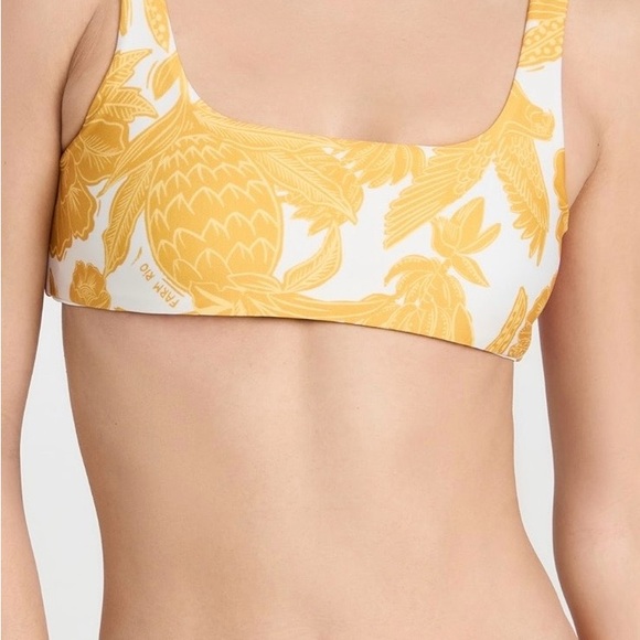 Farm Rio Tropical Woodcut bikini set in Size Medium. - Picture 7 of 14